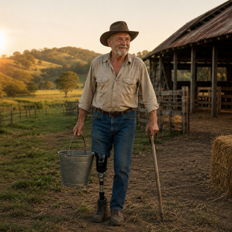 Farmer’s Simple Joy