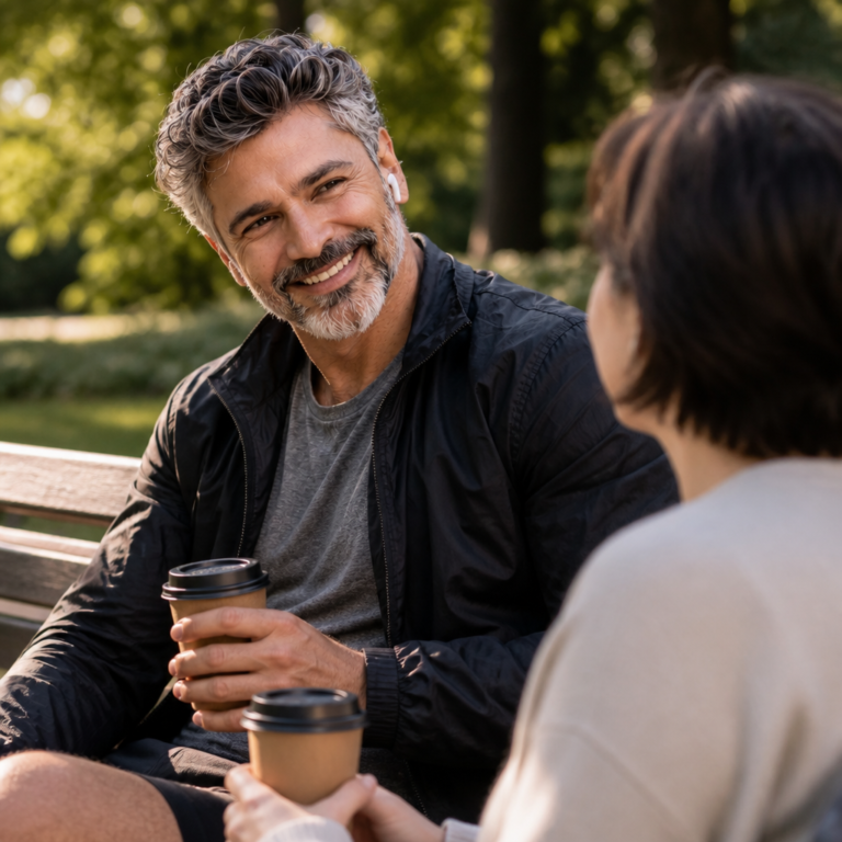 Evening Coffee and Fitness